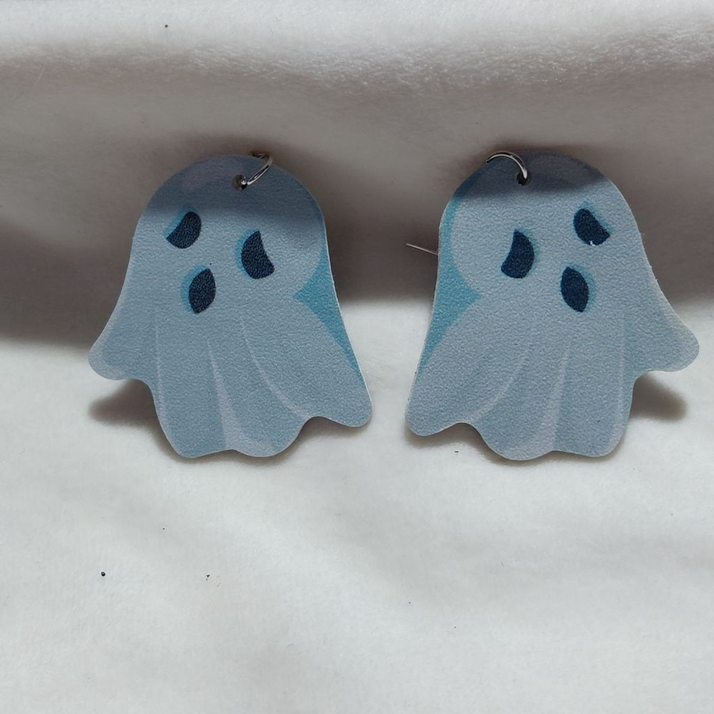 Women's Unbranded Light Blue Dark Blue Ghost Earrings